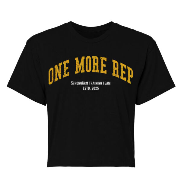 ONE MORE REP - WOMEN'S CROP T-SHIRT Thumbnail